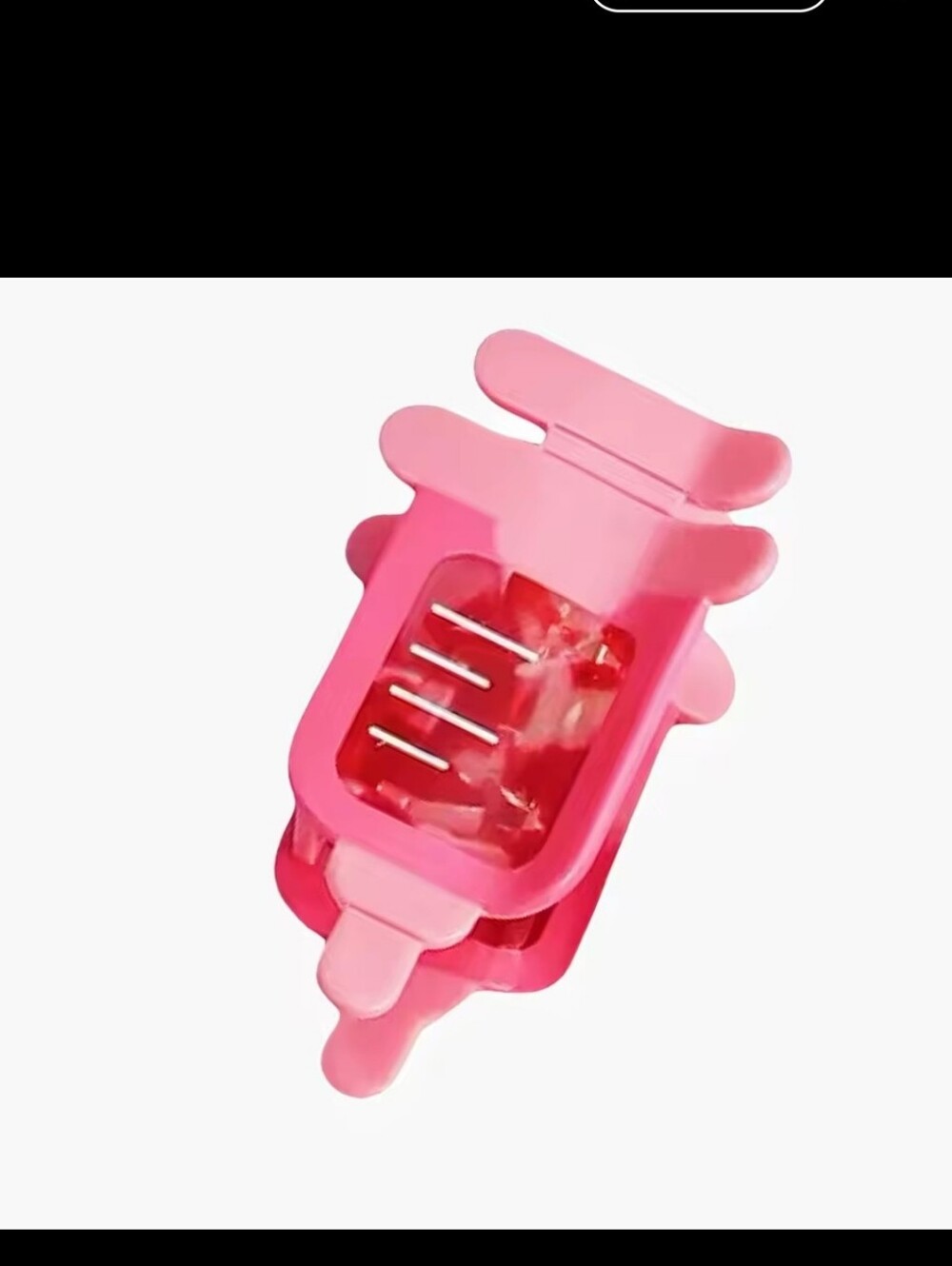 nwot Syringe Hair Claw Clip